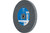 PFERD 48512 - POLINOX Unitized Wheel, 6" x 1/2 x 1/2, Fine, MH, 6SF, Silicon carbide