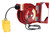 Reelcraft L-4545-123-7ASB - 12 Ga 45 ft. Duplex GFCI Cord Reel +Bracket 20A