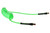 Coilhose Pneumatics PU38-50B-G Flexcoil, 3/8" x 50', 3/8" NPT Swivel Strain Relief Fittings, Green