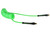Coilhose Pneumatics PU38-50-G Flexcoil, 3/8" x 50', 3/8" NPT Rigid Strain Relief Fittings, Green