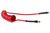 Coilhose Pneumatics PU38-50B-R Flexcoil, 3/8" x 50', 3/8" NPT Swivel Strain Relief Fittings, Red