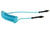Coilhose Pneumatics PU38-50-T Flexcoil, 3/8" x 50', 3/8" NPT Rigid Strain Relief Fittings, Transparent Blue