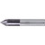 PFERD 23003018 Deburring End Mill, 6-flutes, 60° 3/8" Dia, 21/64" APMX, 3-1/2" OAL, Cyl. Shank