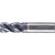 PFERD 23003042 Chamfered End Mill, 4-flutes, 3/4" Dia, 1-1/2" APMX, 4" OAL, Weldon shank