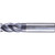 PFERD 23003041 Chamfered End Mill, 4-flutes, 5/8" Dia, 1-1/4" APMX, 3-1/2" OAL, Weldon shank