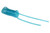 Coilhose Pneumatics PU38-50W1-T Flexcoil, 3/8" x 50', Without Fittings, Transparent Blue