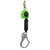 Safewaze 024-5420 - Latitude 11' Single Web SRL-P: Carabiner, Rebar Hook