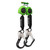 Safewaze 024-5429 - Latitude 11' Dual Web SRL-P: 9013 BWB, Alu Rebar Hooks