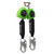 Safewaze 024-5430 - Latitude 11' Dual Web SRL-P: 9012 BWB, Snap Hooks
