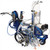 GRACO 17H465 - LineLazer V 200HS HP Reflective Series Gas Hydraulic Airless Line Striper, 2 Auto Guns w/ Laser + 1 PBS Tank, 3300 PSI
