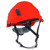 Jackson Safety 22127 Type 2 Hard Hat - Vented Helmet with Side Impact Protection - ANSI Z89.1 Type 2 Class C & OSHA Compliant Red