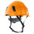 Jackson Safety 22103 Type 2 Hard Hat - Non-Vented Helmet with Side Impact Protection - ANSI Z89.1 Type 2 Class E & OSHA Compliant HV Orange