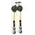 Safewaze 024-5493 Latitude Pro Arc Flash 10' Dual Web SRL-P: 9013 BWB Aluminum Snap