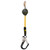 Safewaze 024-5485 - Latitude Pro Arc Flash 10' Single Web SRL-P: Steel Carabiner Aluminum Rebar