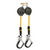 Safewaze 024-5500 - Latitude Pro Arc Flash 10' Dual Web SRL-P: 9012 BWB, Alu Rebar Hook