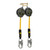 Safewaze 024-5497 - Latitude Pro Arc Flash 10' Dual Web SRL-P: 9012 BWB, Snap Hook
