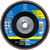 PFERD 63925 - Flap Disc, 5" x 5/8-11, Z START STEELOX, 60 Grit, T29, Conical, Zirconia