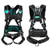 Safewaze Contour Construction Harness: 3D, QC Chest, TB Legs