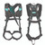 Safewaze 025-1699 Contour Full Body Harness: 1D, QC Chest/Legs (L)