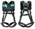 Safewaze 025-1662 Contour Full Body Harness: 3D, QC Chest, FD, TB Legs (3X)