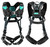 Safewaze 025-1667 Contour Full Body Harness: 3D, QC Chest, TB Legs (L)