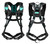 Safewaze 025-1682 Contour Full Body Harness: 1D, QC Chest, FD, TB Legs (M)