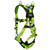 Safewaze 025-1776 - PRO+ Full Body Retrieval Harness: 3D, Shoulder D's, QC Chest, FD, TB Legs (3X)