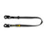 Safewaze 025-2167 Arc Flash 4'-6' Adjustable Web Restraint Lanyard: Aramid, DE Snap Hooks