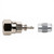 GRACO 205447 - 2-Piece Reusable Hose Fitting, 1/4" NPSM(F) No Spring Guard, 1/4" ID, 225 PSI