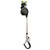 Safewaze 025-5509 - Latitude Edge Arc Flash 6' Single Web SRLP: Alu Rebar Hook