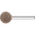 PFERD 47959 - Unitized Mounted Point, Ball Shape, 3/4" x 1/4, 6AF (MH), 1/4" Shank