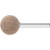 PFERD 47963 - Unitized Mounted Point, Ball Shape, A25, 6AF (MH), 1/4" Shank