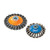 WALTER 13H704 - 7" x 1/2" Knot-Twisted Carbon Steel Saucer-Cup Brush 0.020", 5/8"-11 Arbor, Spin-On