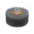 WALTER 13M454 - 4-1/2" x 2” Crimped Carbon Steel Wire Wheel Brush 0.010", 5/8"-11 Arbor, Spin-On