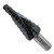 WALTER 01W011 - 1/4"-3/4" Spiral Multi-Step Drill Bit, 2-3/4" Length, 3/8" Shank