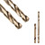 WALTER 01K101 - #1 SST+ 135° Cobalt Double End Drill Bit, 2-19/32" OAL