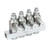GRACO 24A924 GL-32 Grease-Injector, Carbon Steel, 4-Injector Manifold, 1/4 NPT