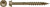 Strong-Point XH20060W - 5/16" x 6" Hex Washer Head Timber Screw, Type 17 250ct