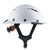 Lift Safety DAX T2 Full Brim Safety Helmet w/ Twiceme, ANSI Z89.1 Type 2 Class C (White)