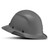 LIFT Safety DAX Carbon Fiber Full Brim Hard Hat - Grey