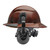 LIFT Safety RADIX Type 2 Full Brim Non-Vented Safety Helmet - Hi-Viz Orange