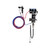 GRACO 24F150 - 15:1 Merkur ES Air Assisted Package, 0.4 gpm fluid flow, wall mount, w/ PerformAA 15 gun, suction hose, & plated steel