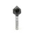 Amana RC-45711 In-Tech Insert Carbide V Groove 90 Deg x 11/16 D x 21/64 CH x 1/4" Shank Router Bit