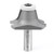 Amana 57160 Carbide Tipped Undermount Bowl Solid Surface 2-1/8 D x 1" CH x 17 Deg Angle x 1/2 Shank Router Bit