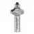 Amana 54124 Carbide Tipped Ogee 5/32 R x 1-1/8 D x 1/2 CH x 1/2" Shank w/ Lower Ball Bearing Router Bit