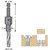 Amana 55288 Carbide Tipped Counterbore 5/8 D x 1/4 Quick Release Hex Shank