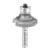 Amana 54128 Carbide Tipped Classical Cove & Bead 5/32 x 5/32 R x 1-1/8 D x 1/2 CH x 1/4" Shank w/ Lower BB Router Bit