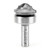 Amana 56140 Carbide Tipped Classical Plunge w/ Upper BB Style A 5/32 R x 1-3/8 D x 9/16 CH x 1/2" Shank Router Bit