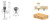 Amana 55200 Carbide Tipped Countersink #4 Screw 11/32 D x 3/32 Drill D x 5/16 Round Shank