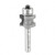 Amana 51567 Carbide Tipped Bullnose 3/32 R x 11/16 D x 1/2 CH x 1/4" Shank w/ Lower Ball Bearing Router Bit